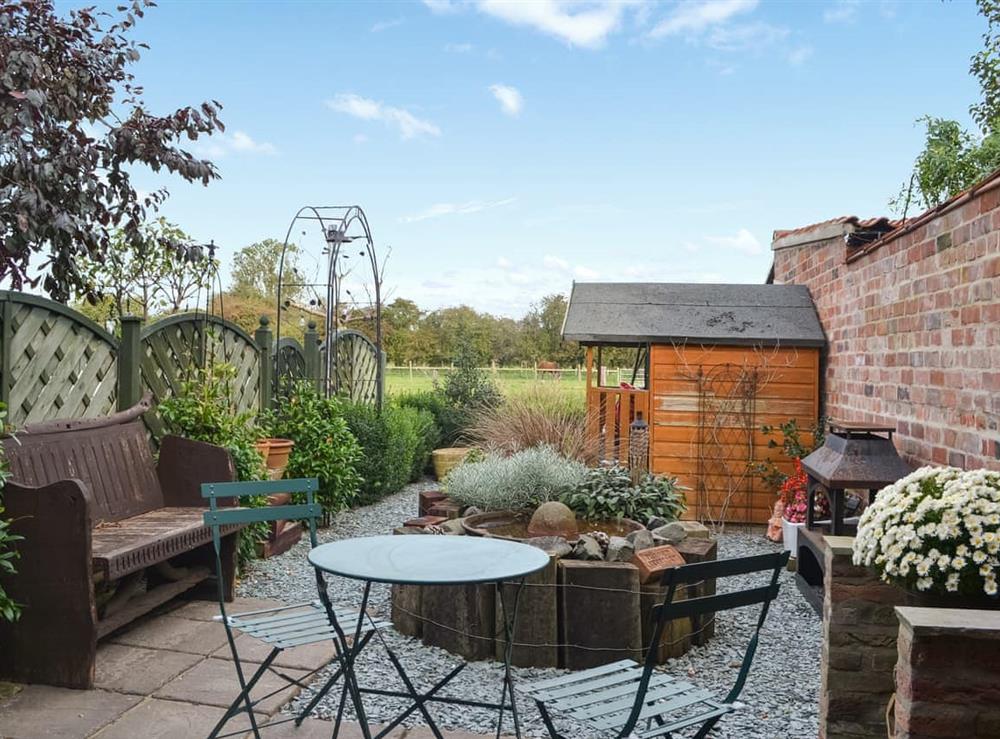 Patio at Second Cottage in Dunswell, North Humberside