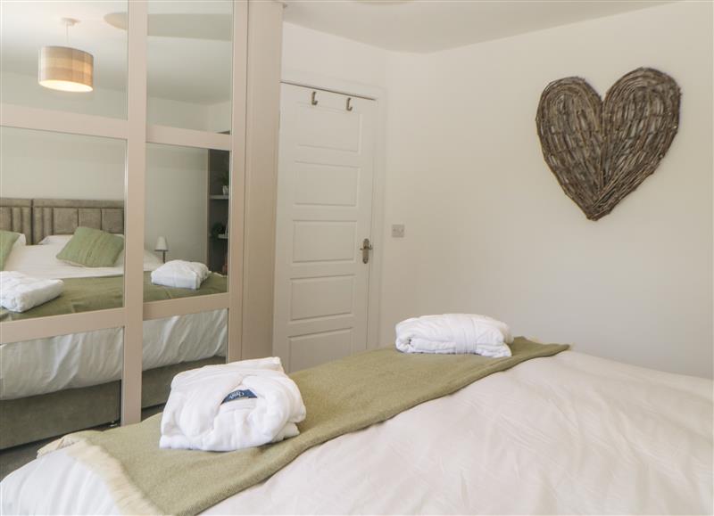 One of the bedrooms at Secret Lookout, Calstock near Tavistock