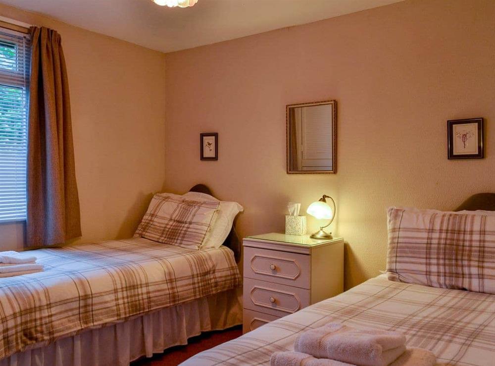 Twin bedroom at Seileachan in Arduaine, by Oban, Argyll