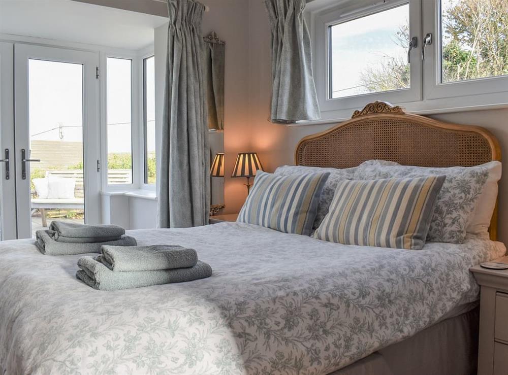 Double bedroom at Semybadazee in Widemouth Bay, Cornwall