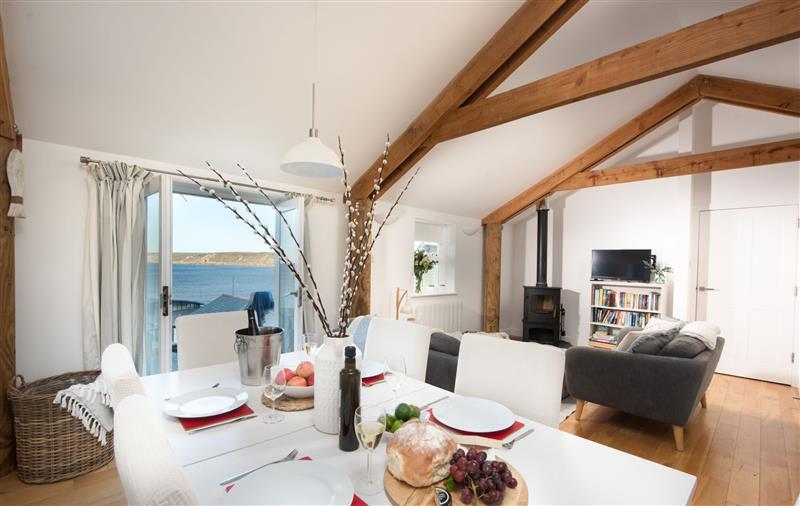 Relax in the living area at Sennen Surf Loft, Cornwall