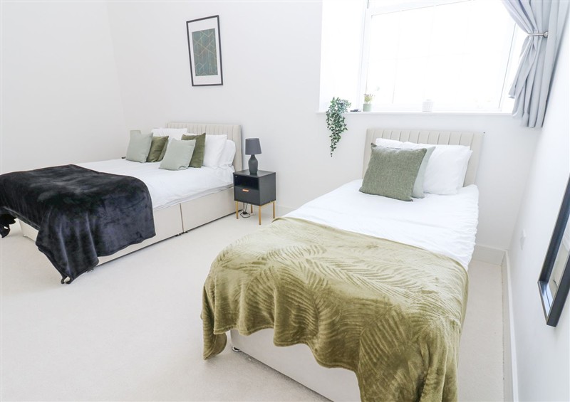 This is a bedroom at Seraphim House, St Johns Chapel