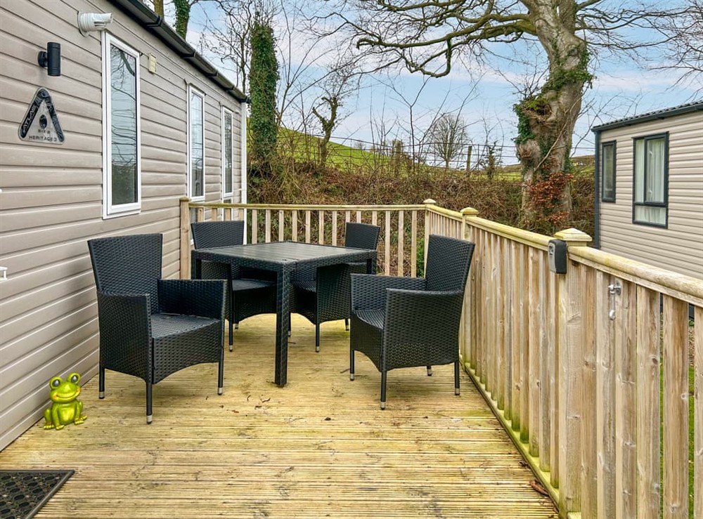 Sitting-out-area at Seren in Cockermouth, Cumbria