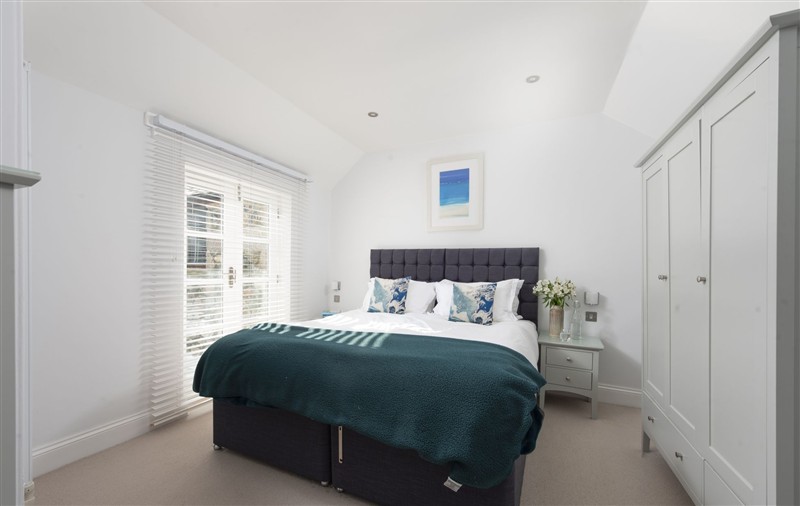 One of the bedrooms at Serendipity Cottage, Cornwall