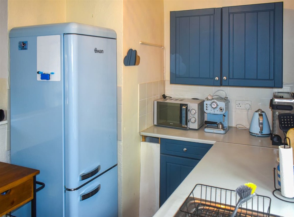Kitchen at Serendipity in Dowland, Devon