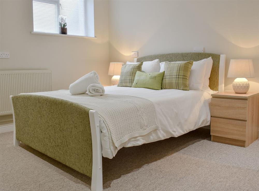 Comfortable double bedroom at Serendipity in West Parley, near Bournemouth, Dorset