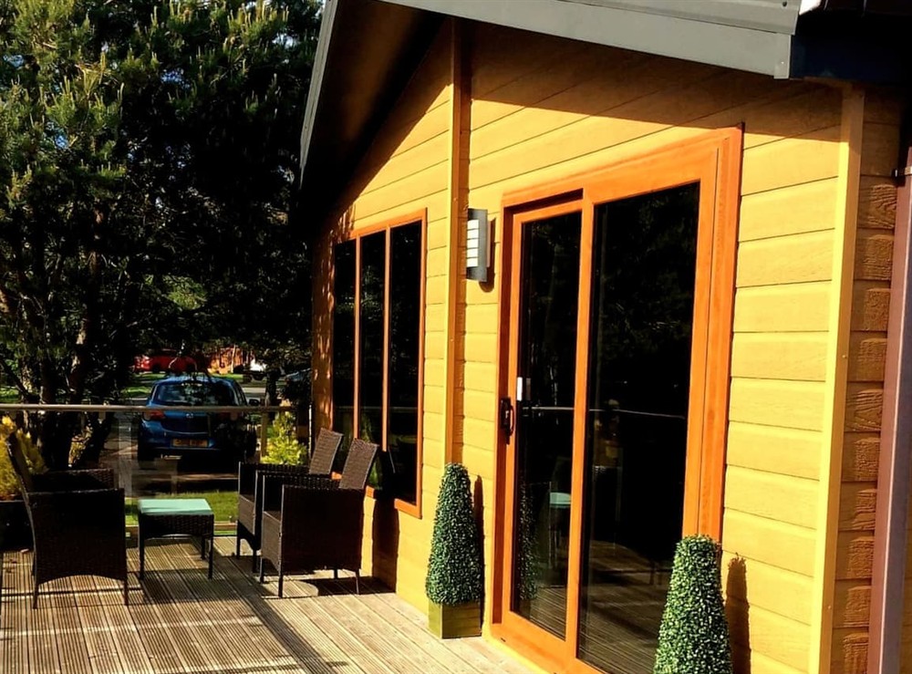 Exterior at Serenity Lodge in Felton, Northumberland