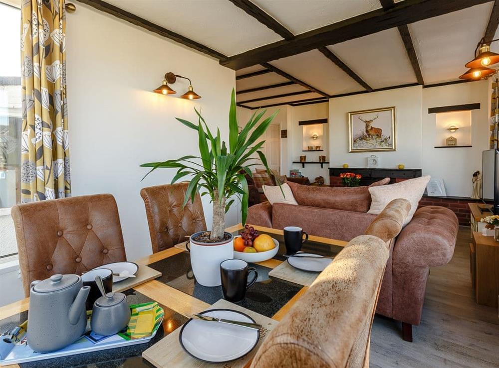 Living room/dining room at Serenity Sands in Goodrington, near Paignton, Devon