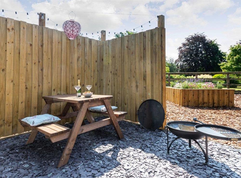 Outdoor area at Roughfell, 