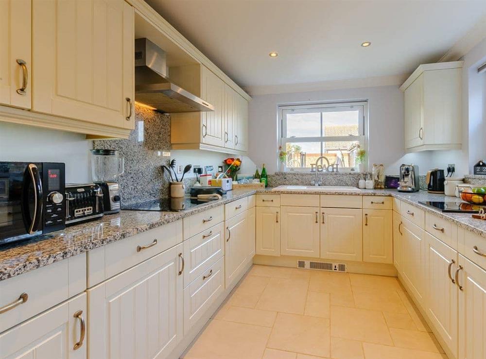 Kitchen area at Seven Seas in Broadstairs, Kent