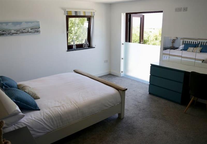 Double bedroom in the Island View at Seven Springs in Llanon, Mid Wales