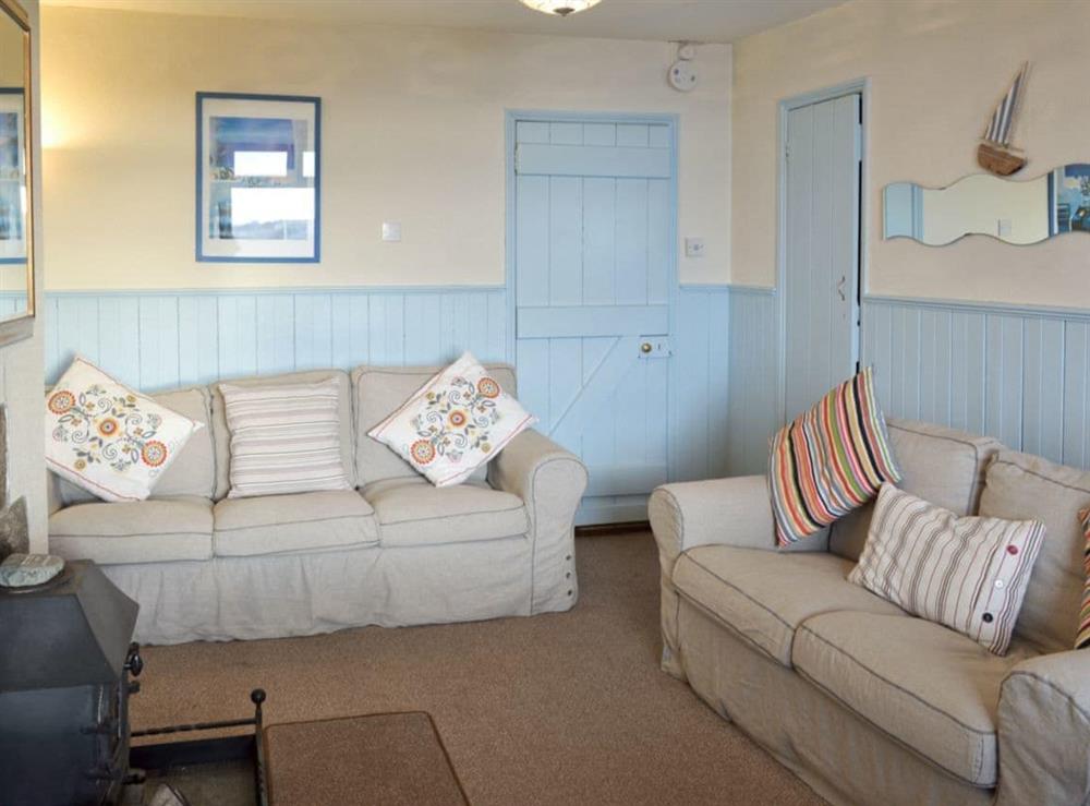 Living room/dining room at Sevenstones in Sennen, Cornwall., Great Britain