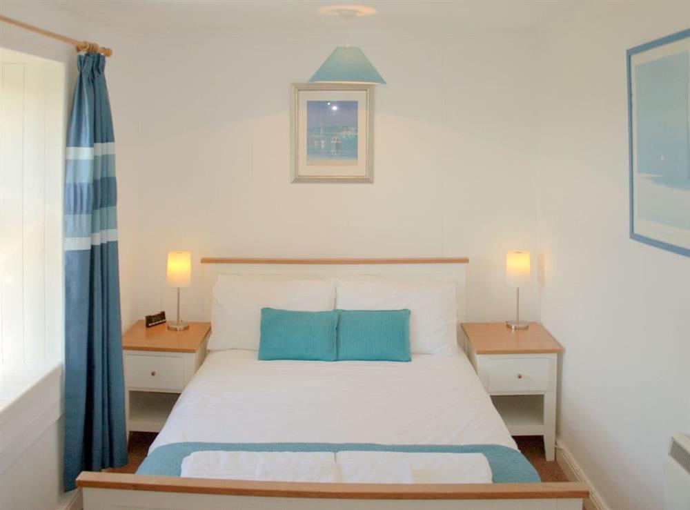 Master bedroom at Sevenstones in Sennen, Cornwall., Great Britain