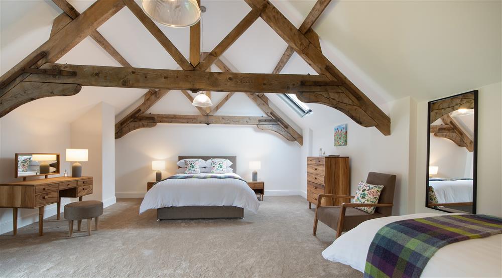 The family bedroom at Severn Barn in Shrewsbury, Shropshire