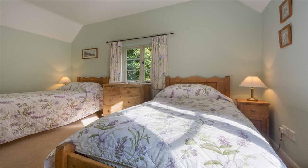 Interior twin bedroom of Sexton's Lodge, Cromer, Norfolk at Sexton's Lodge in Norwich, Norfolk
