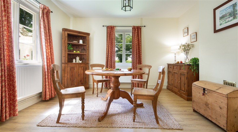 The dining room at Sexton's Lodge in Norwich, Norfolk