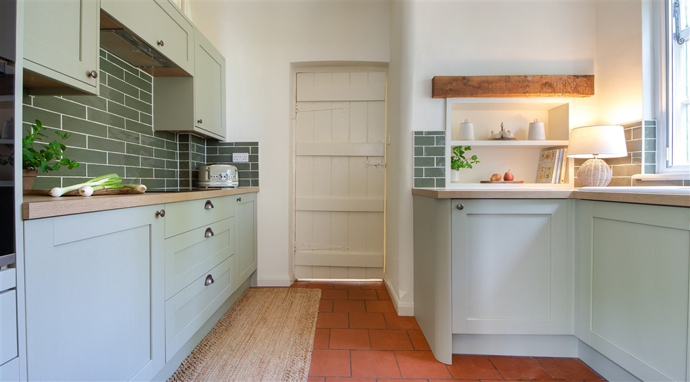 The kitchen at Sexton's Lodge in Norwich, Norfolk