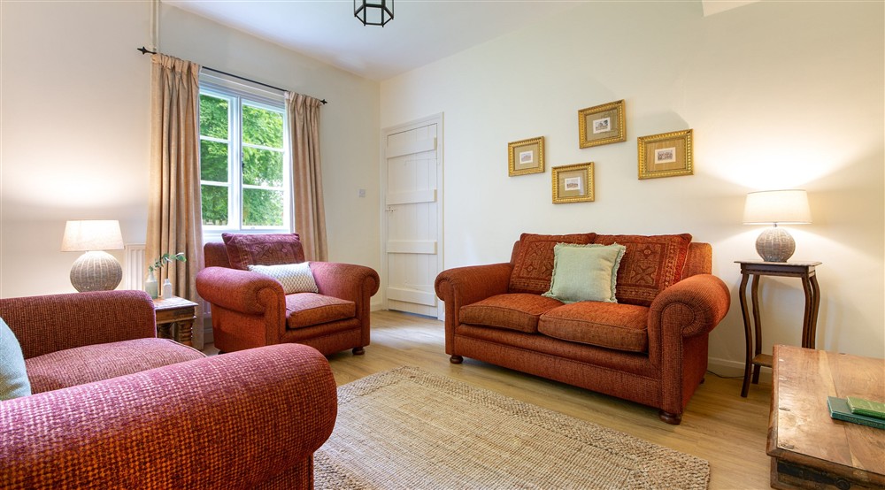 The sitting room at Sexton's Lodge in Norwich, Norfolk