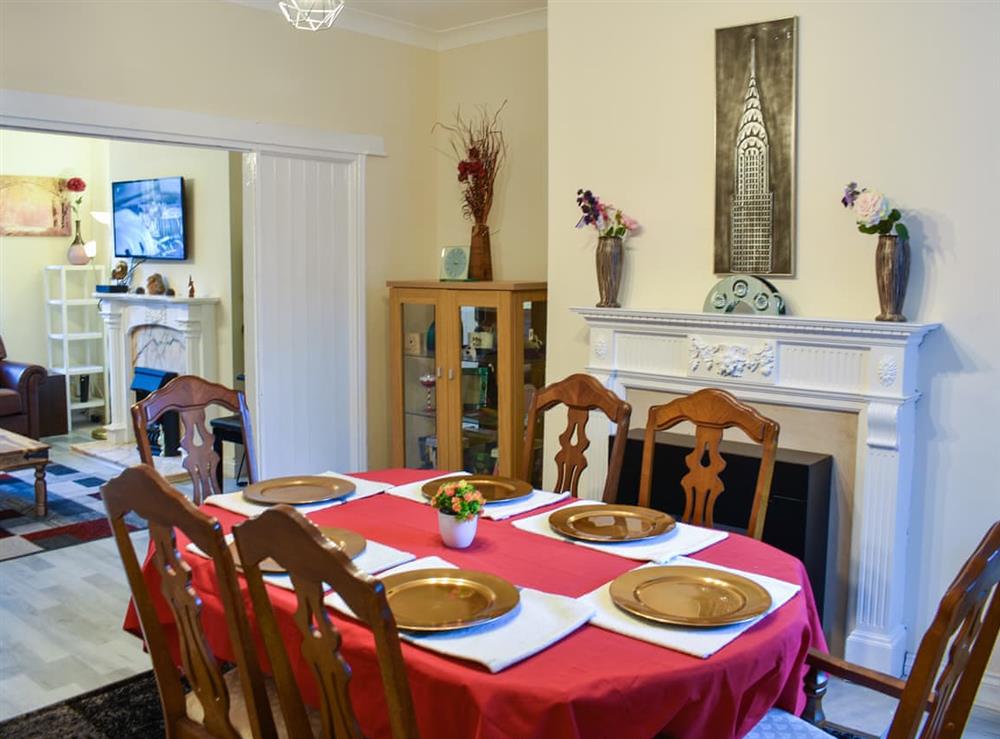 Dining room at Seymour House in Bishop Auckland, Durham