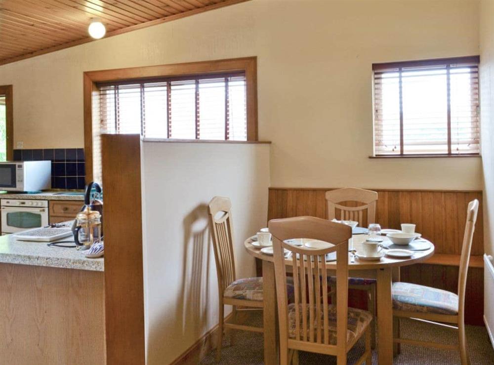Kitchen/diner at Sgurr Mor Lodge in Balmacara, By Kyle of Lochalsh, Ross-shire., Ross-Shire