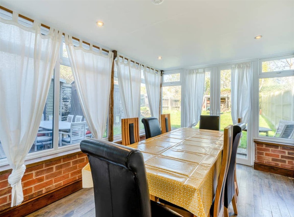 Dining room at Shackleton in Bransgore, near Christchurch, Hampshire