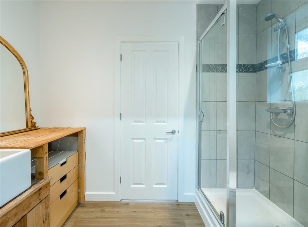 Shower room at Shackleton in Bransgore, near Christchurch, Hampshire