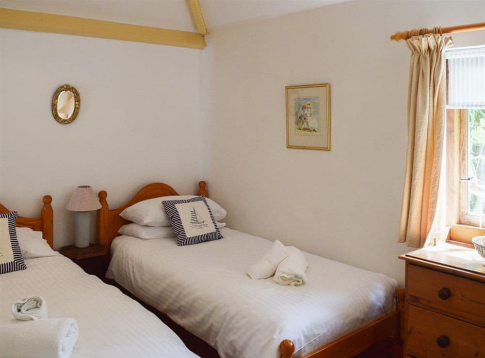 Twin bedroom (photo 3) at Shadycombe Lodge in Salcombe, Devon