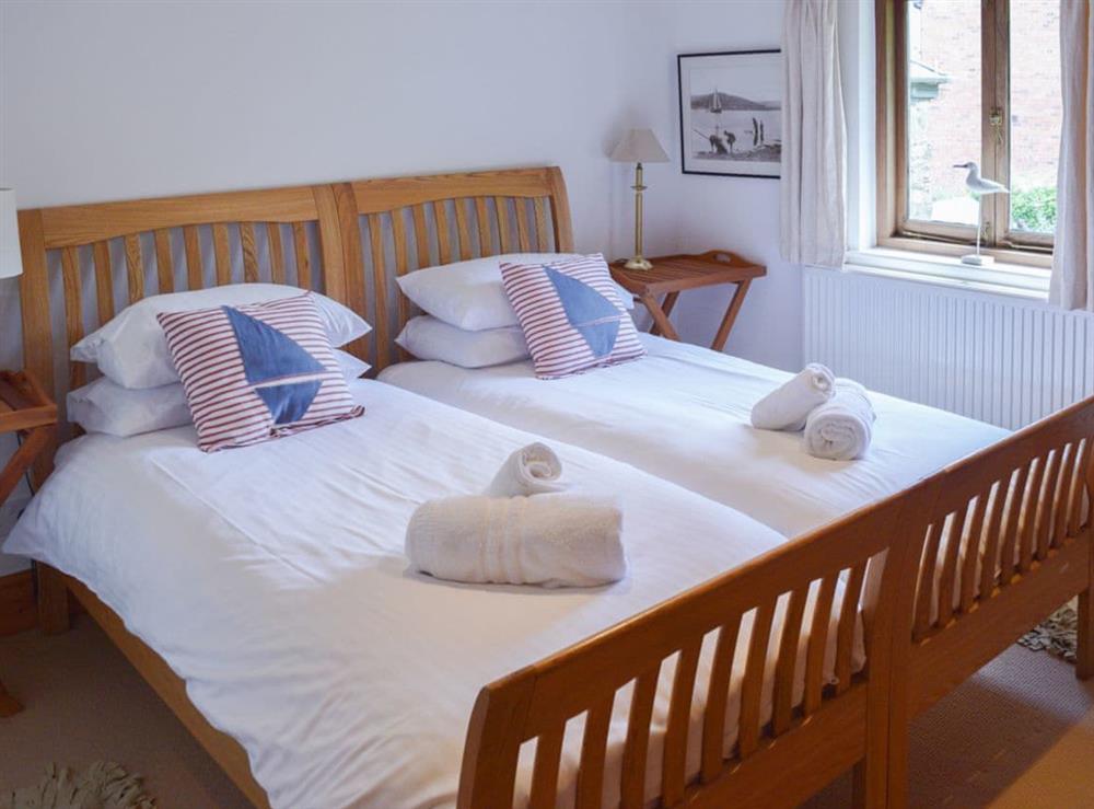 Twin bedroom (photo 5) at Shadycombe Lodge in Salcombe, Devon