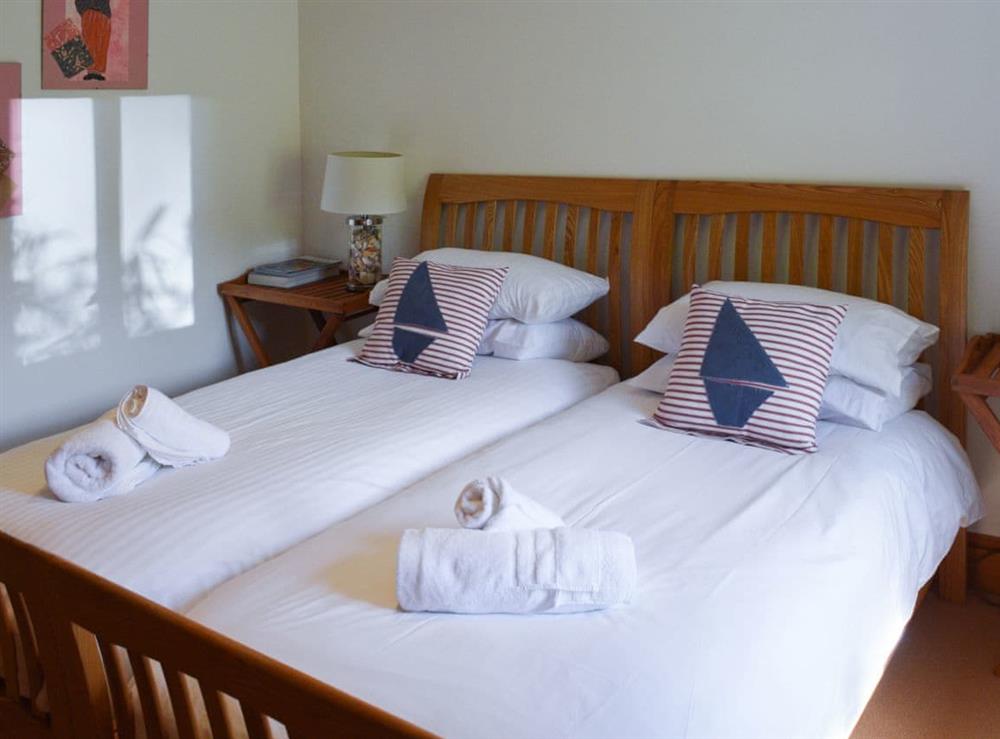 Twin bedroom (photo 6) at Shadycombe Lodge in Salcombe, Devon