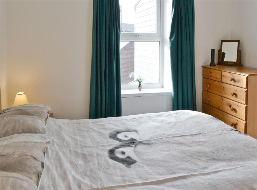 Comfortable double bedroom at Shafto Cottage in Seahouses, near Bamburgh, Northumberland