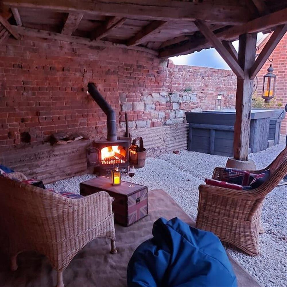 Barn: With wood burning stove and seating