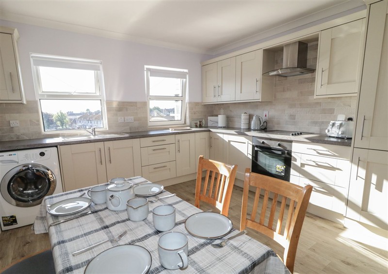 This is the kitchen at Shalom Apartment 100A, Markethill