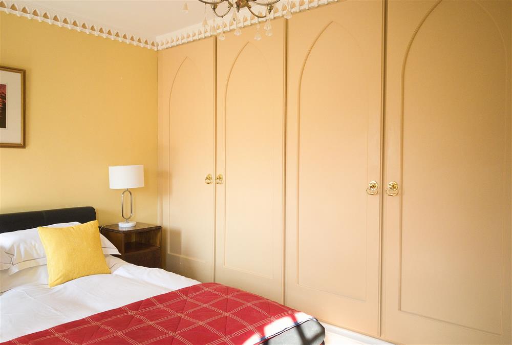 Plenty of wardrobe space in the master bedroom at Sham Castle, Acton Burnell