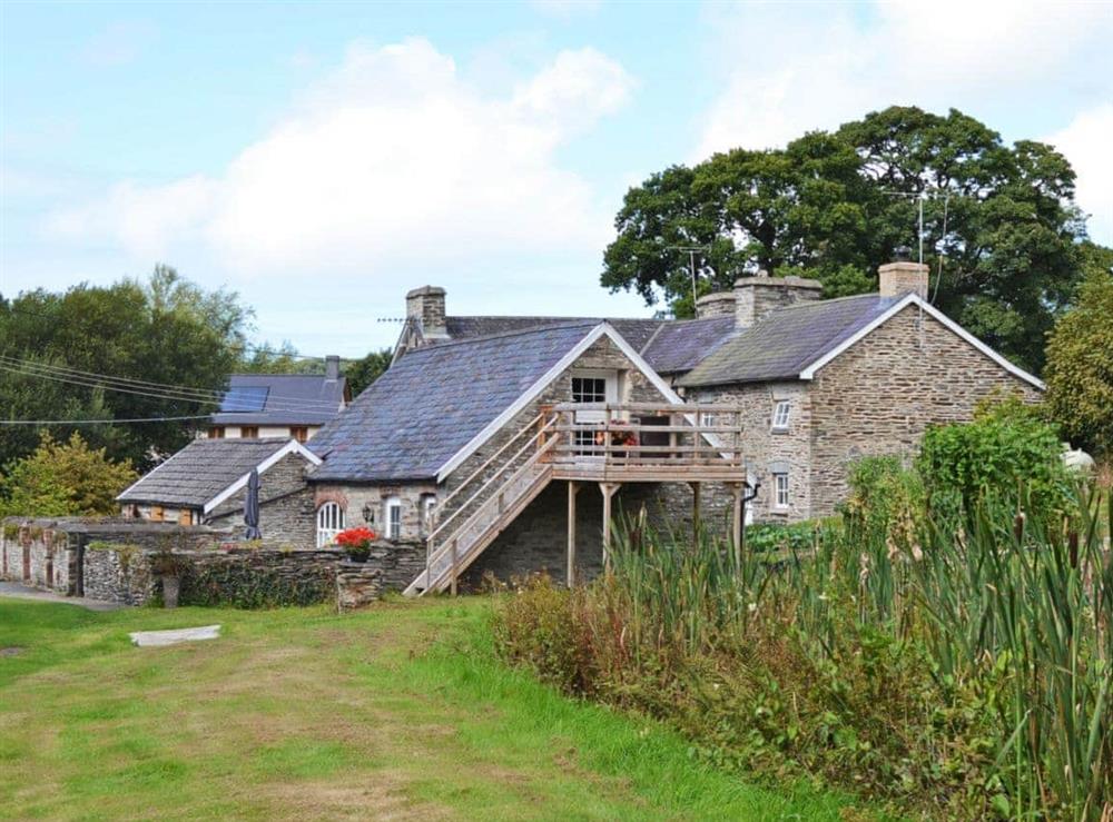 18th century grade II listed barn conversion in the heart of Pembrokeshire at Shamrock Cottage in Cenarth, Dyfed., Great Britain