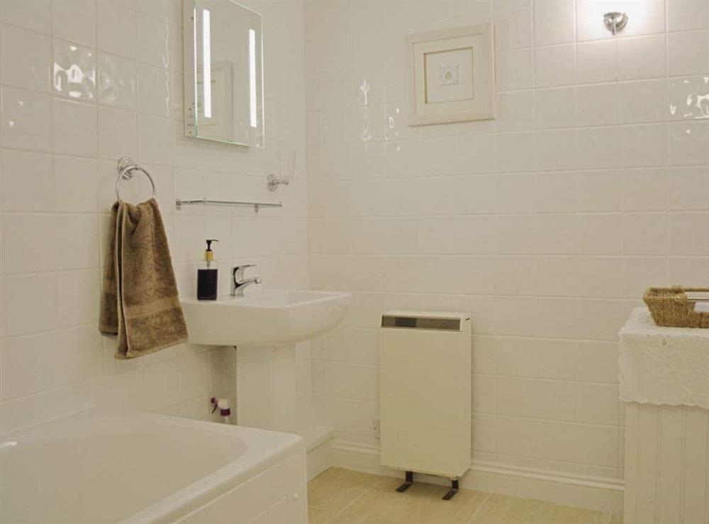 Bathroom at Shamrock Cottage in Cenarth, Dyfed., Great Britain