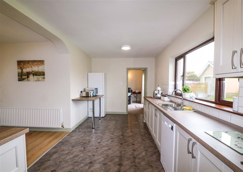 This is the kitchen at Shamrock House, Killorglin