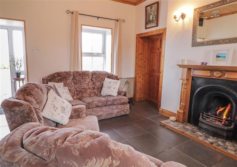 This is the living room at Shannagh, Ballinacrick near Portsalon
