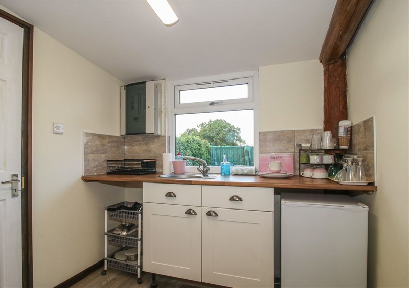 Kitchen at Sharons Shepherd Hut, Knockin