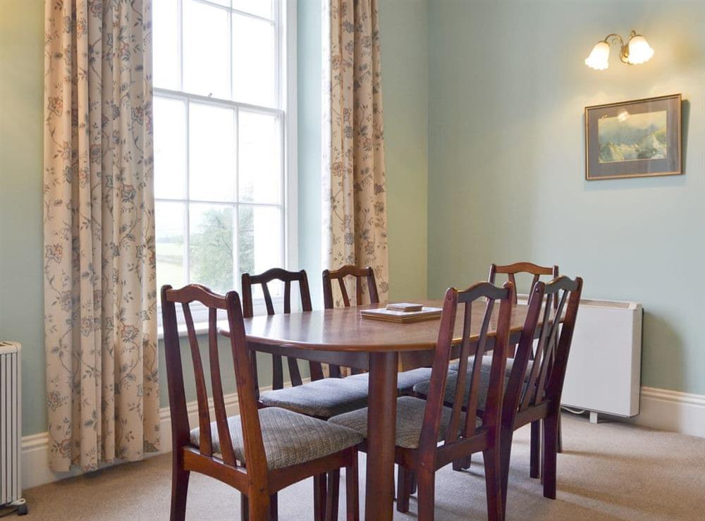 Dining Area at Shaw End Mansion- Apartment 3 in Kendal, Cumbria