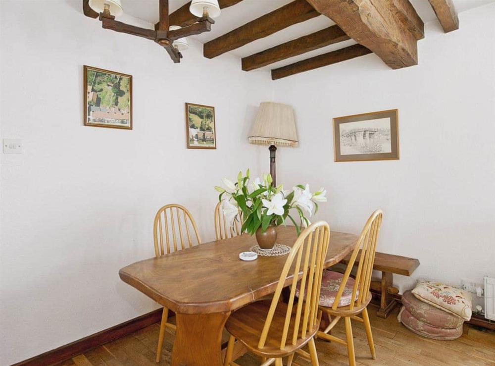Dining Area at Shaws Cottage in Thornton-Le-Dale, near Pickering, North Yorkshire