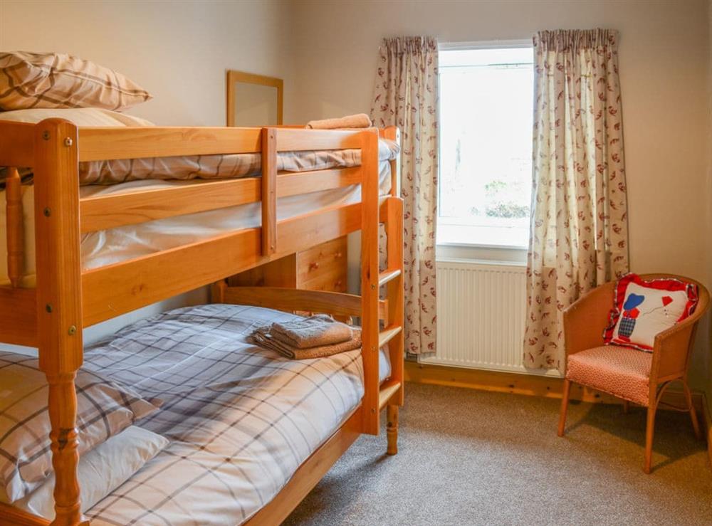 Bunk bedded room ideal for children at Sheaf Dale in Portmahomack, near Tain, Northern Highlands, Ross-Shire