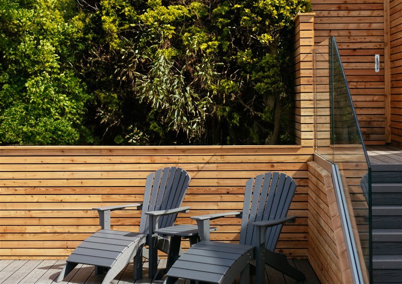 The patio in Shearwater