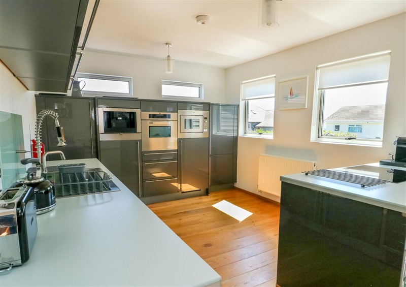 This is the kitchen at Shearwater, Rhosneigr