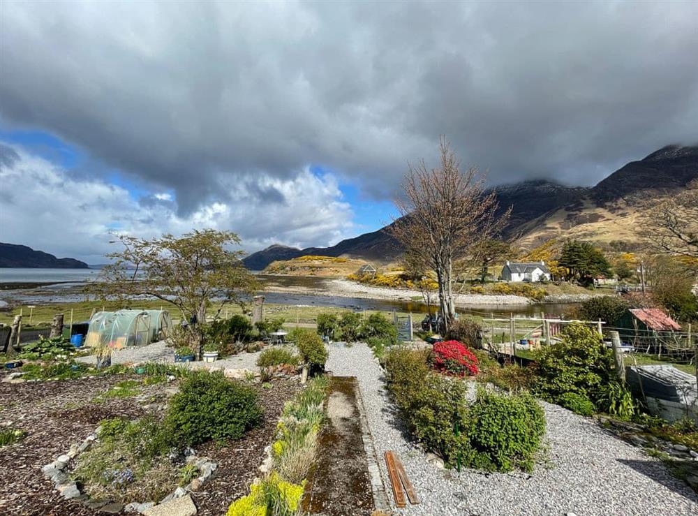 Garden and grounds at Sheenas ButnBen in Corran, near Arnisdale, Kyle of Lochalsh, Ross-Shire