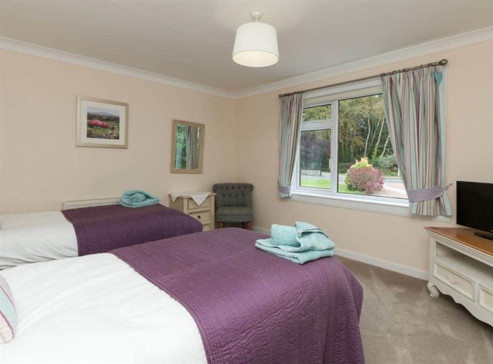 Twin bedroom at Sheeoch in Comrie, near Crieff, Perthshire