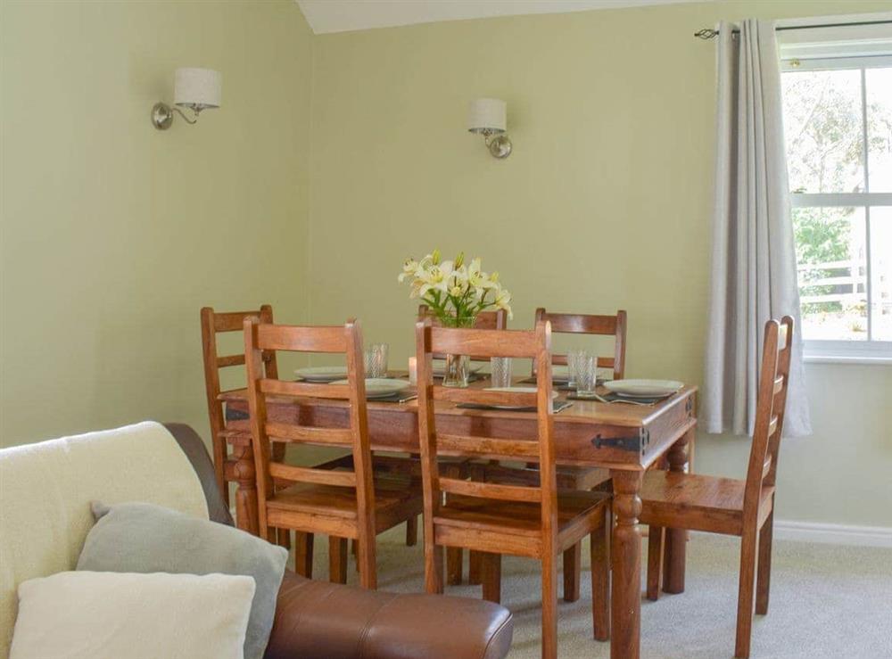 Dining Area at Sheiling Cottage in Lamberton, The Scottish Borders, Northumberland