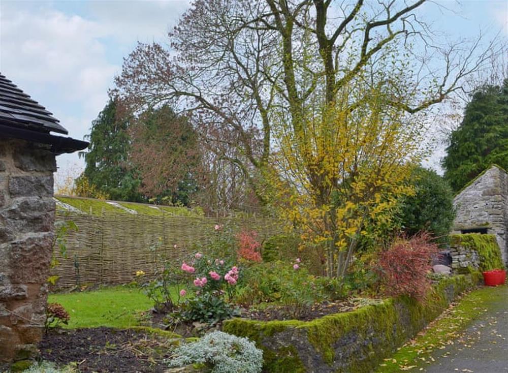 Shared use of the owners’ garden at Sheldon Barn in Monyash, near Bakewell, Derbyshire
