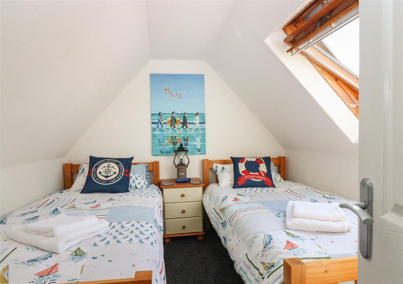 One of the 2 bedrooms at Shell Cottage, Cruden Bay