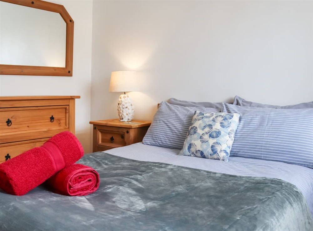 Double bedroom at Shells in Caernarfon, Gwynedd