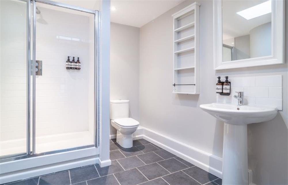 En-suite shower room at Shellseekers, Aldeburgh